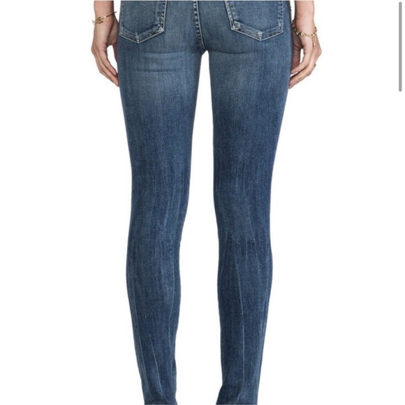 Citizens of Humanity Rocket High Rise Skinny Crop Medium Wash Distressed Jeans - Picture 2 of 7